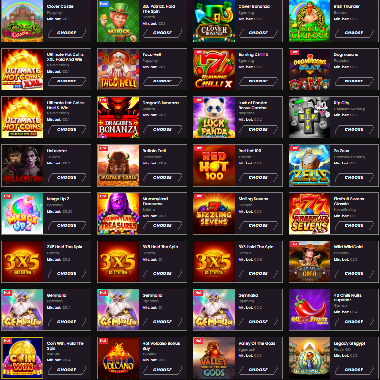Wild Tokyo Casino Games Library